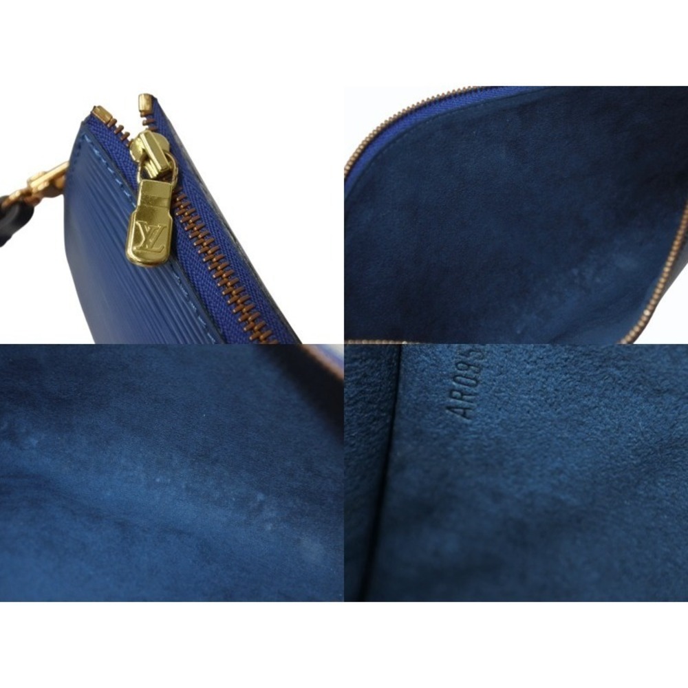 LOUIS VUITTON Pochette Accessoires One Shoulder Hobo bag Epi leather blue - Picture 8 of 8